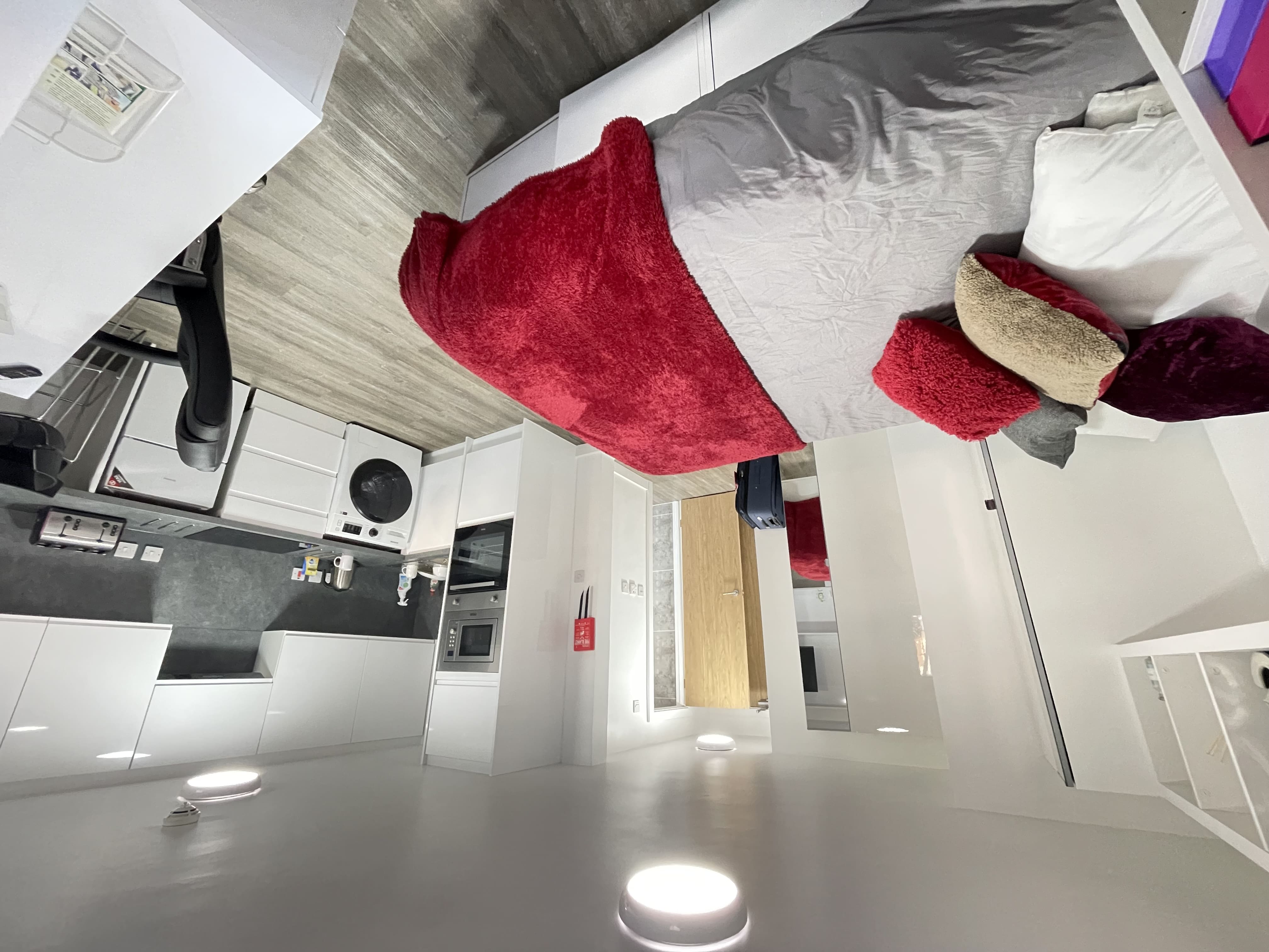 AA beautifully lit, modern student studio apartment ready for moving in