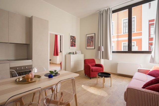Modern and bright student studio apartment